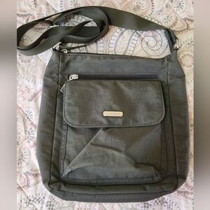 Baggallini Grey Messenger/Crossbody Bag